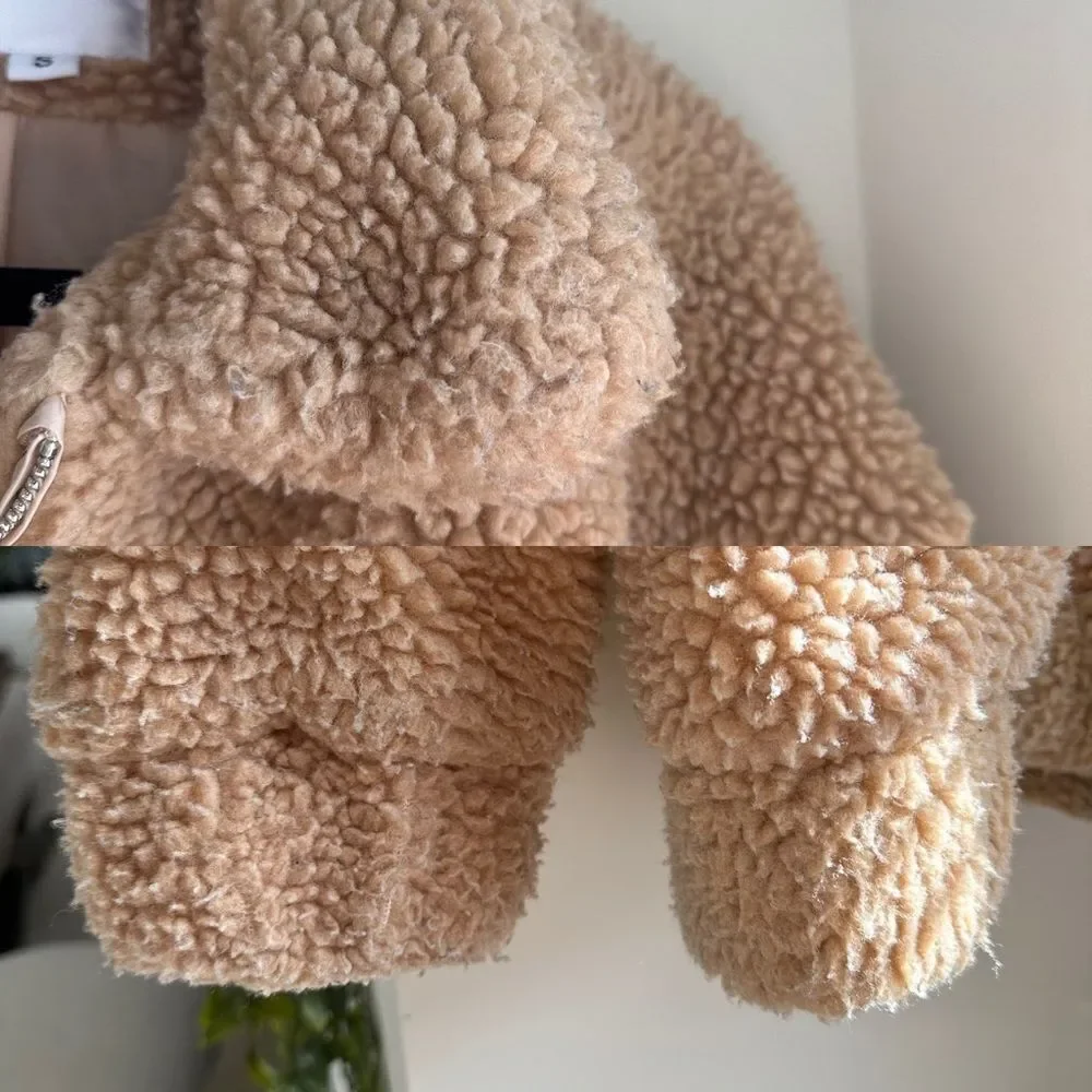 I.AM.GIA I AM GIA Pixie Teddy Coat Caramel
Tan Sherpa Blogger favorite Coat - Picture 11 of 16